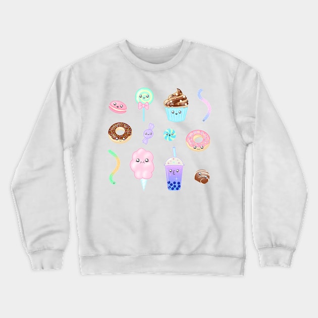 Kawaii Sweets Crewneck Sweatshirt by Luna-Cooper